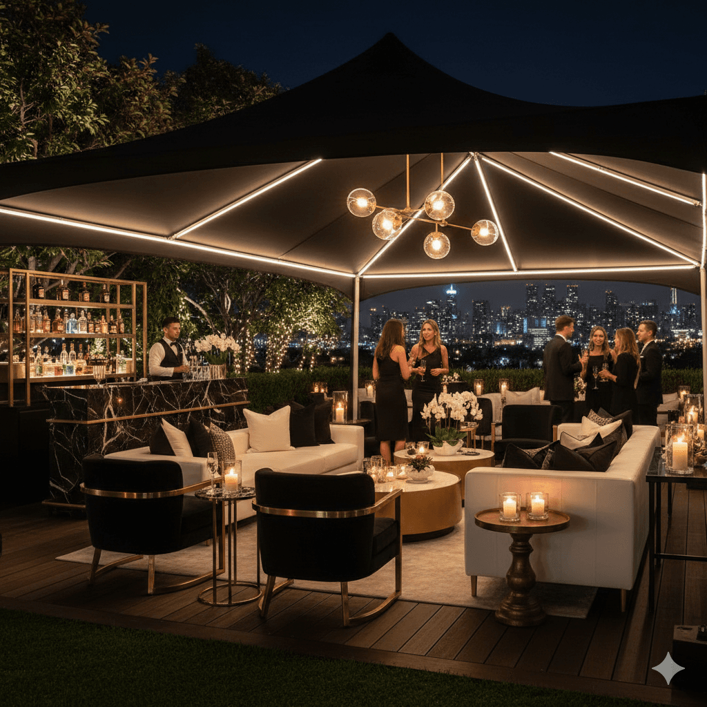 Location de tente pour soirée privée en France