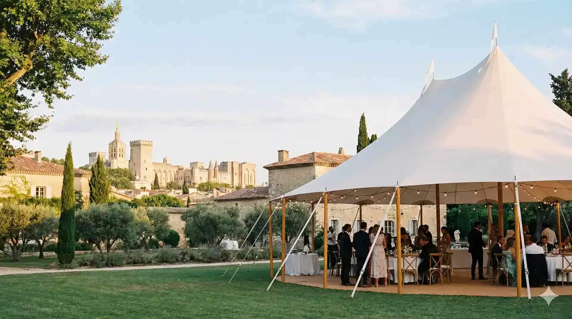 Location tente mariage à Avignon