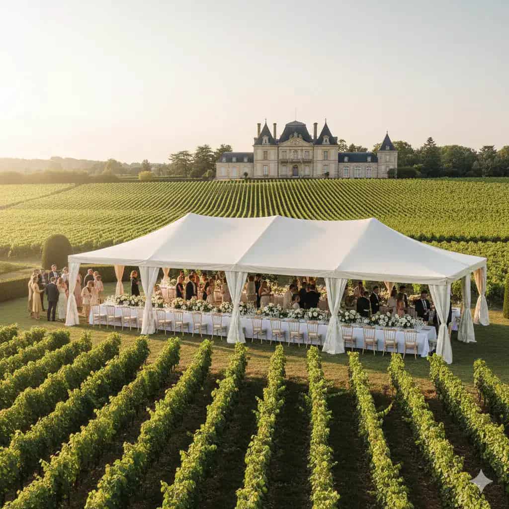 Location tente mariage à Reims