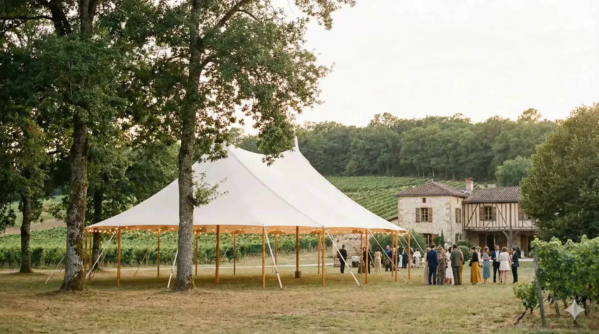 Location tente à Armagnac