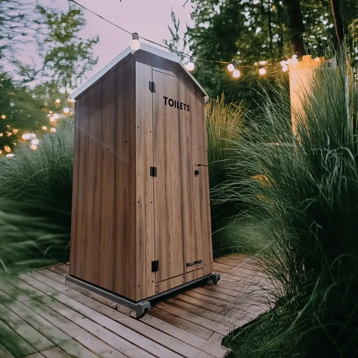 Cabine WC Exclusive, finition bois
