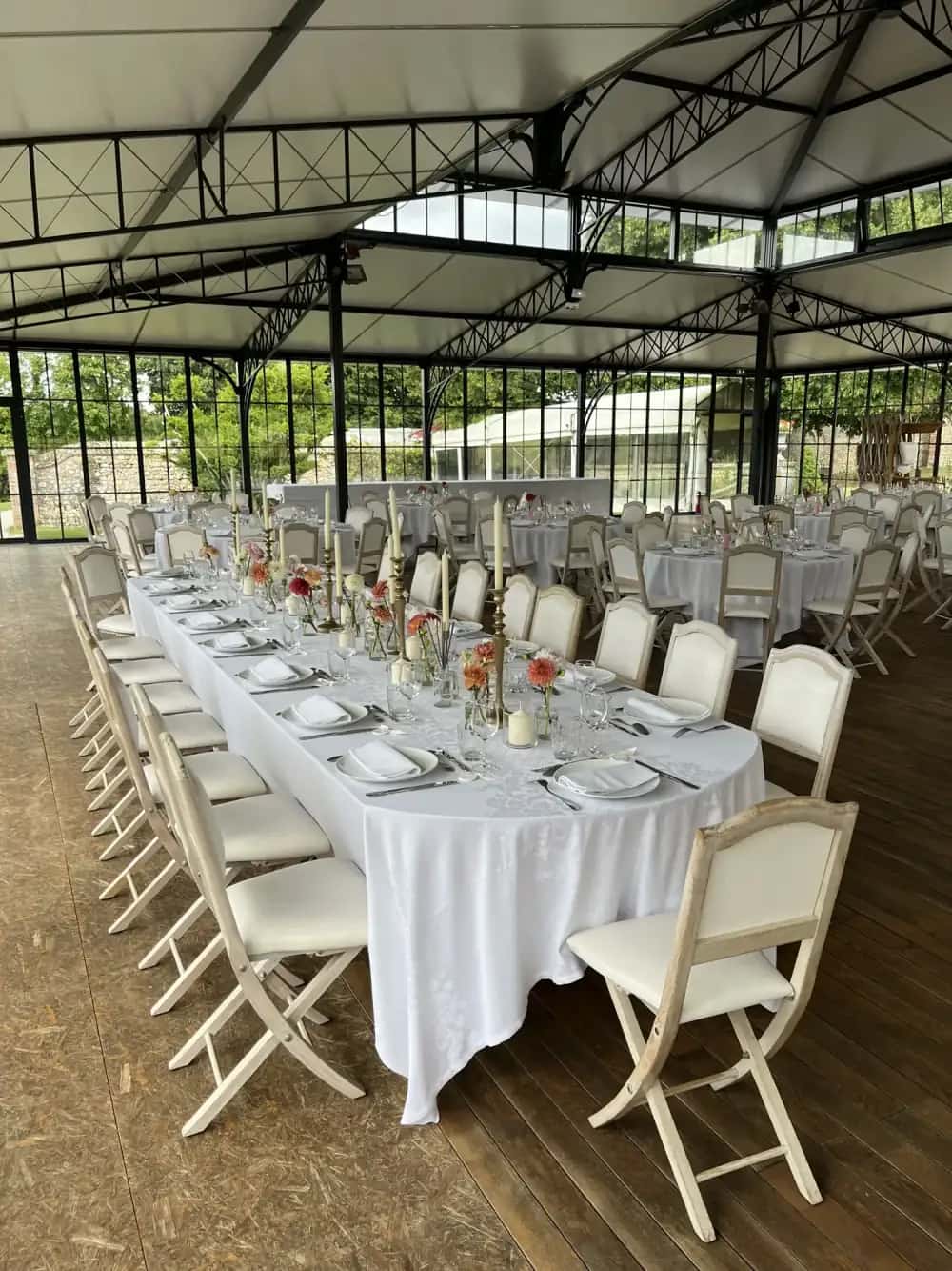 Orangery reception — venue with character, 120 guests