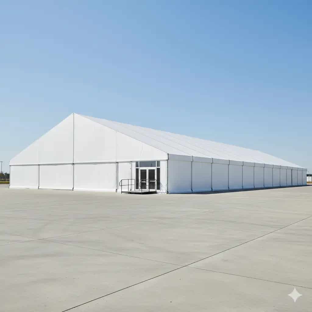 Large-volume tent hire
