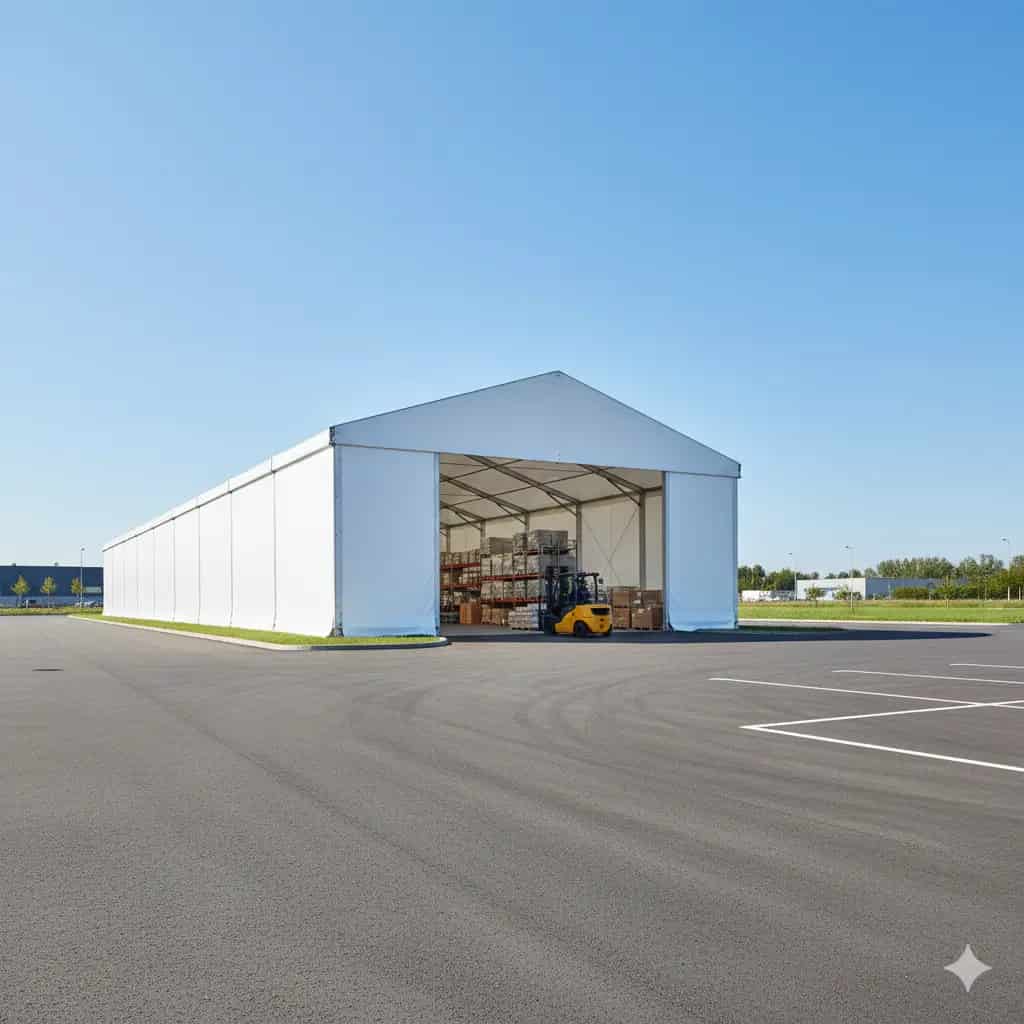Location tente de stockage