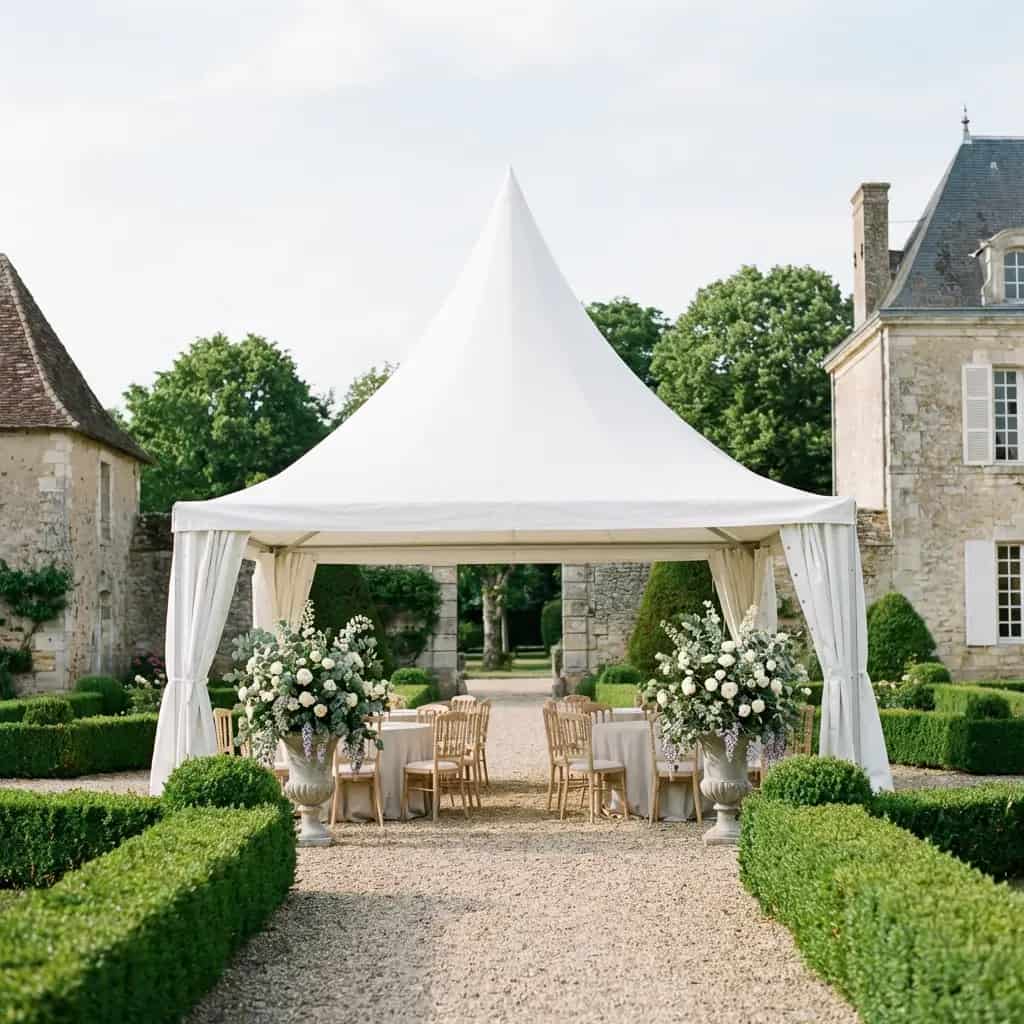 Location tente pagode
