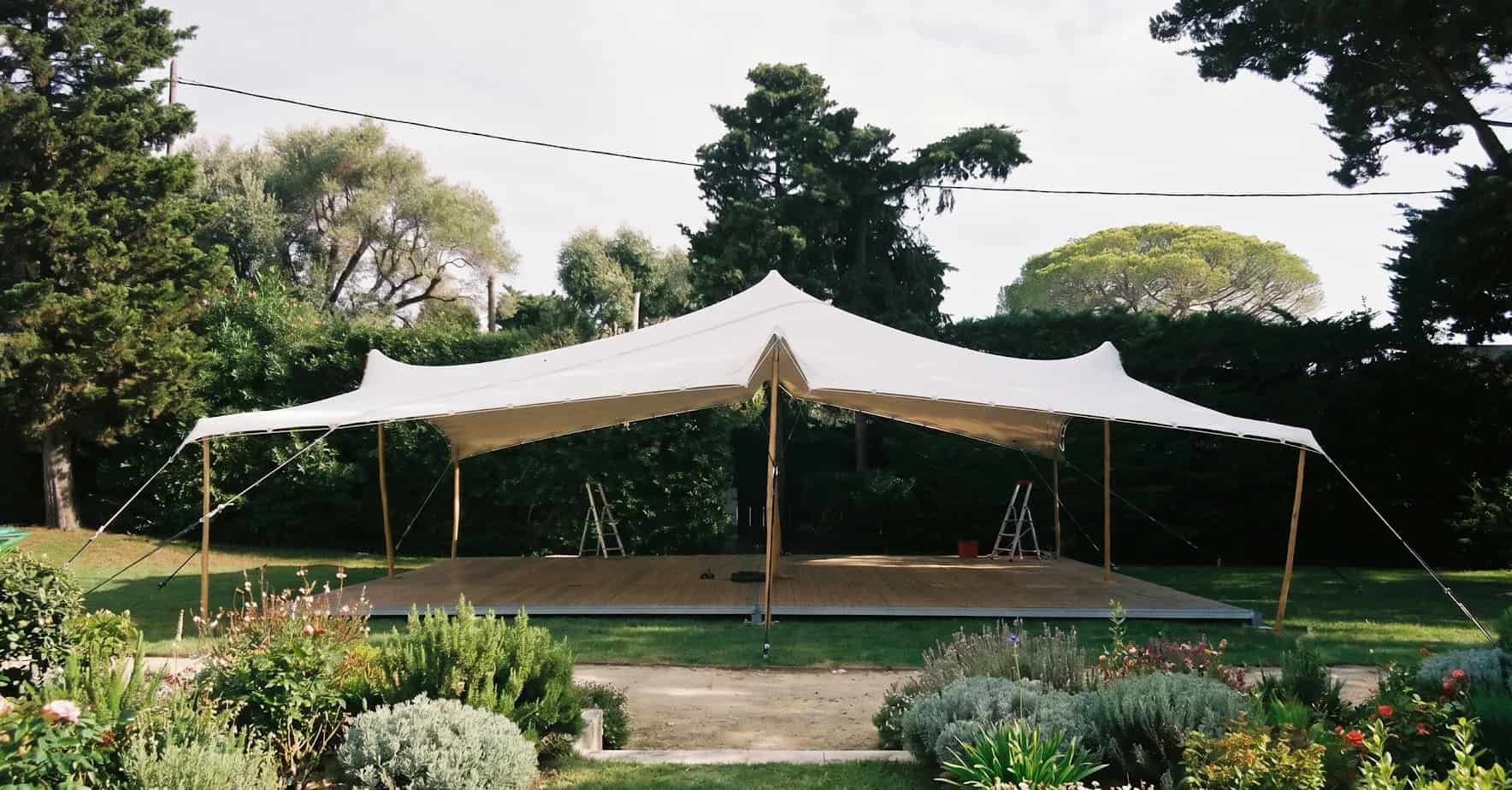 Location tente pour château & lieu de caractère