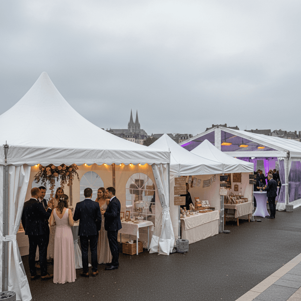 Image illustrating the article: Location Barnum et Tente Pliante Nantes 2025 : Le Guide Ultime - Location Tente France Blog