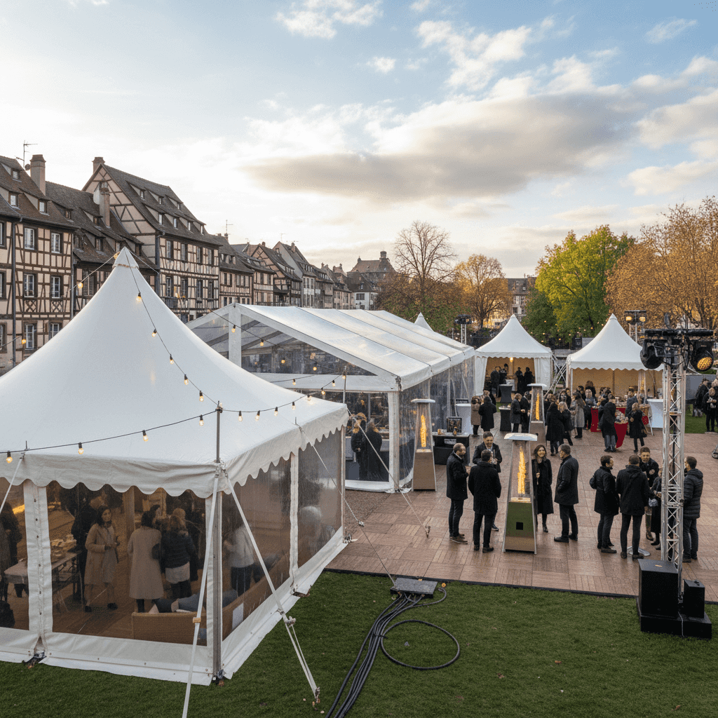 Image illustrating the article: Guide Location Chapiteau et Tente Strasbourg 2025 - Location Tente France Blog