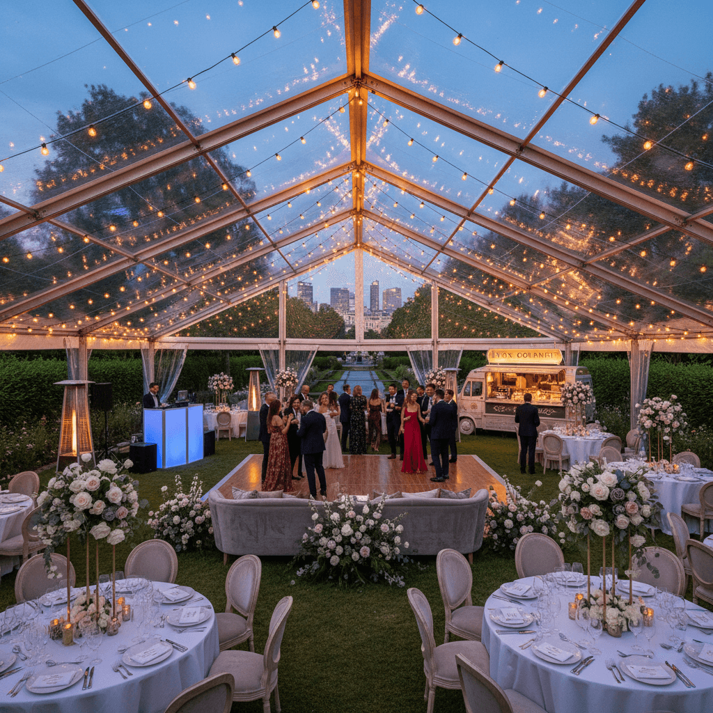 Image illustrating the article: Location chapiteau mariage Lyon 2025 : un mariage inoubliable sous tente - Location Tente France Blog