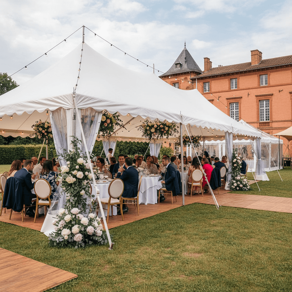 Image illustrating the article: Location Chapiteau Mariage Toulouse : Guide Complet 2025 - Location Tente France Blog