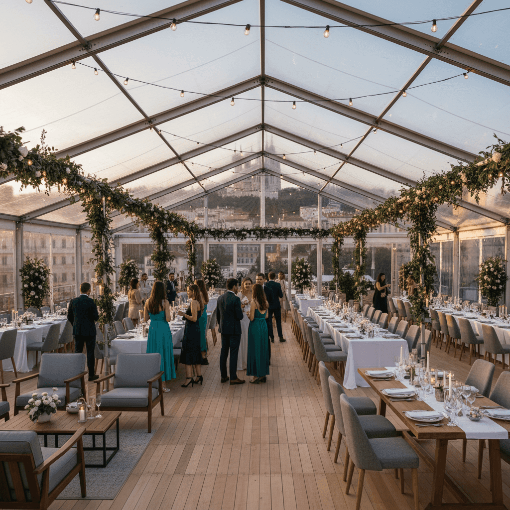 Image illustrating the article: Location Chapiteau Mariage Lyon 2025 : Guide Complet - Location Tente France Blog